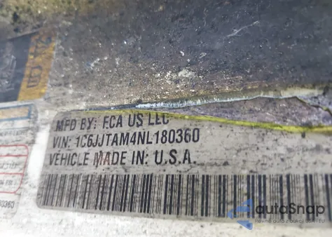 2022 Jeep Gladiator Sport S 4X4 z USA, uszkodzony, nr VIN 1C6JJTAM4NL180360